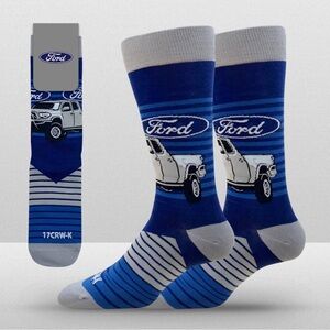 Ford Truck Novelty Dress Socks – Strideline Premium Crew Socks –Graphic Socks